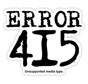 Retrofit2 415 unsupported media type sorunun çözümü nedir?
